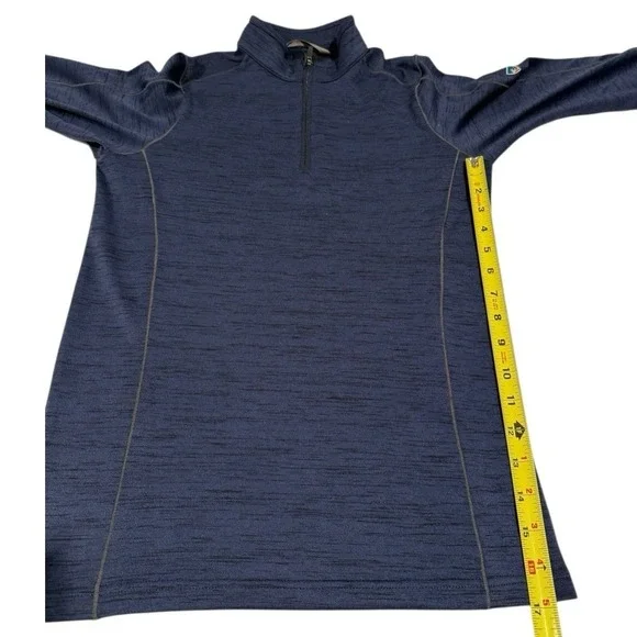 Kuhl 1/4 Zip Pullover Sweater Youth L 14-16 Blue Hiking Outdoors - Picture 5 of 14